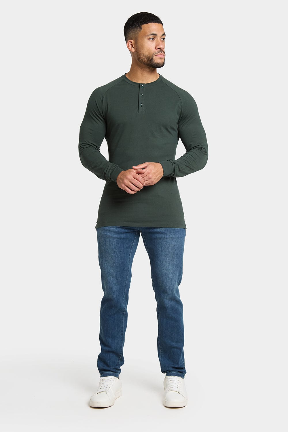 Weekendz off deals Fudge long sleeve henley t-shirt