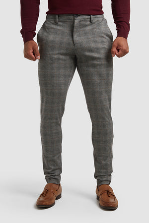Heritage Check Pants  in Black - TAILORED ATHLETE - USA