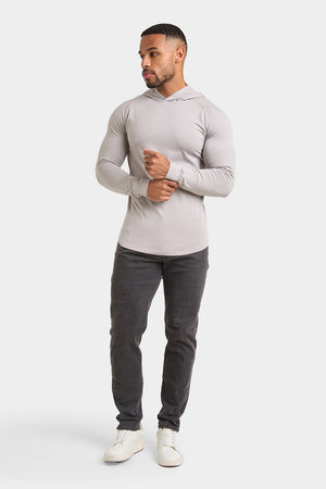 Hooded Top in Concrete Grey - TAILORED ATHLETE - USA