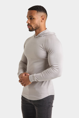 Hooded Top in Concrete Grey - TAILORED ATHLETE - USA