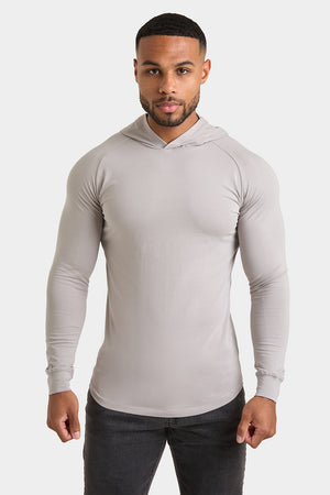 Hooded Top in Concrete Grey - TAILORED ATHLETE - USA