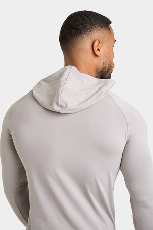 Hooded Top in Concrete Grey - TAILORED ATHLETE - USA