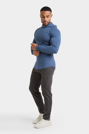 Hooded Top in Dark Teal - TAILORED ATHLETE - USA