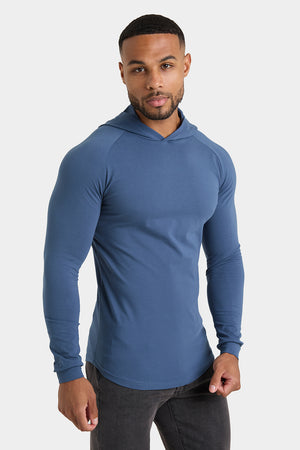 Hooded Top in Dark Teal - TAILORED ATHLETE - USA