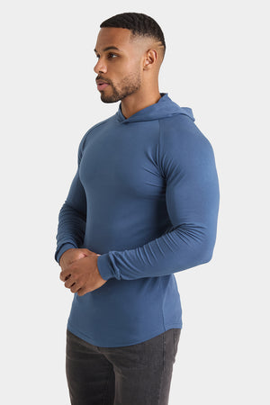 Hooded Top in Dark Teal - TAILORED ATHLETE - USA