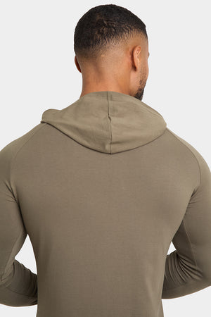 Hooded Top in Khaki - TAILORED ATHLETE - USA