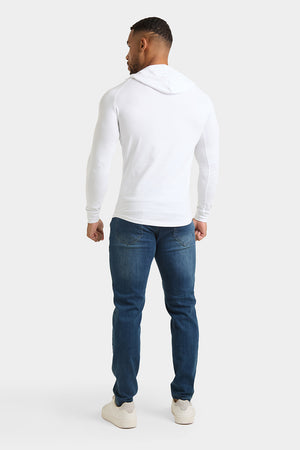 Hooded Top in White - TAILORED ATHLETE - USA