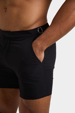 Hybrid Swim Shorts in Black - TAILORED ATHLETE - USA