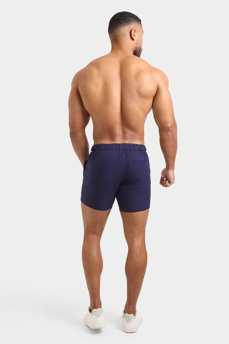 Hybrid Swim Short in Navy - TAILORED ATHLETE - USA