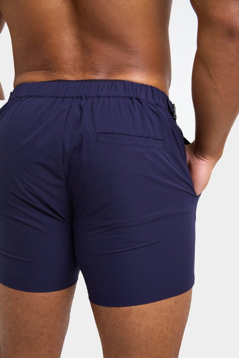 Hybrid Swim Short in Navy - TAILORED ATHLETE - USA