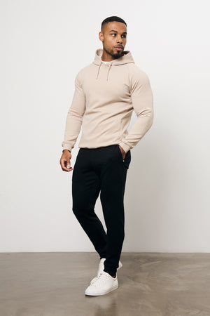 Interlock Hoodie Sweat in Stone - TAILORED ATHLETE - USA