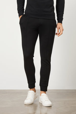 Interlock Sweat Jogger in Black - TAILORED ATHLETE - USA