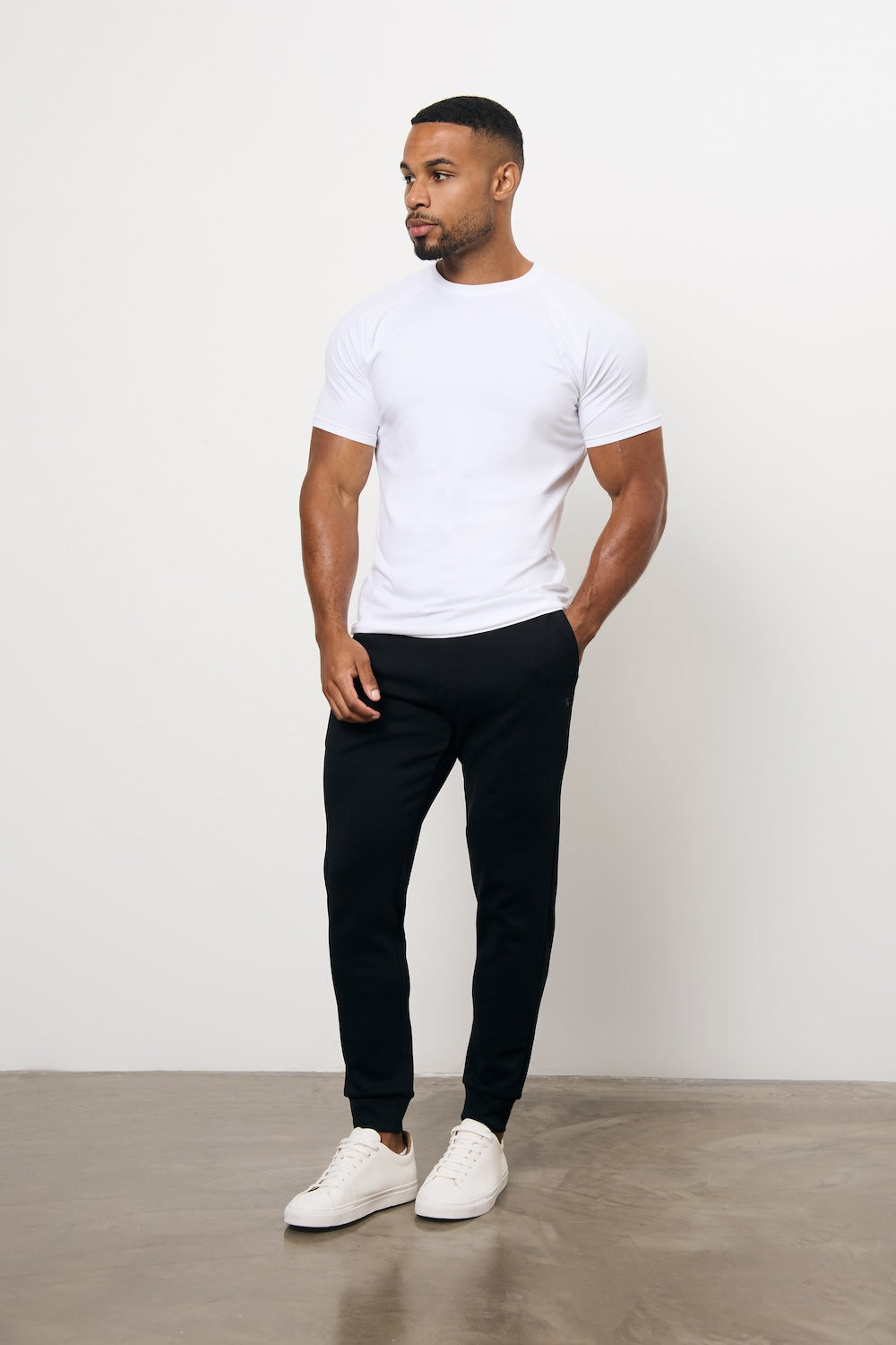 Interlock Sweat Jogger in Black - TAILORED ATHLETE - USA