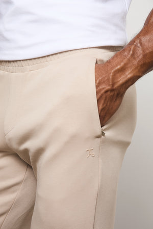 Interlock Sweat Jogger in Stone - TAILORED ATHLETE - USA