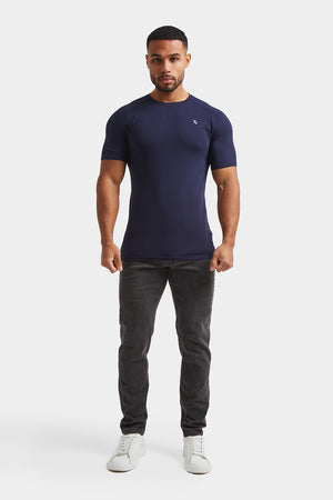 Premium Athletic Fit T-Shirt in True Navy - TAILORED ATHLETE - USA