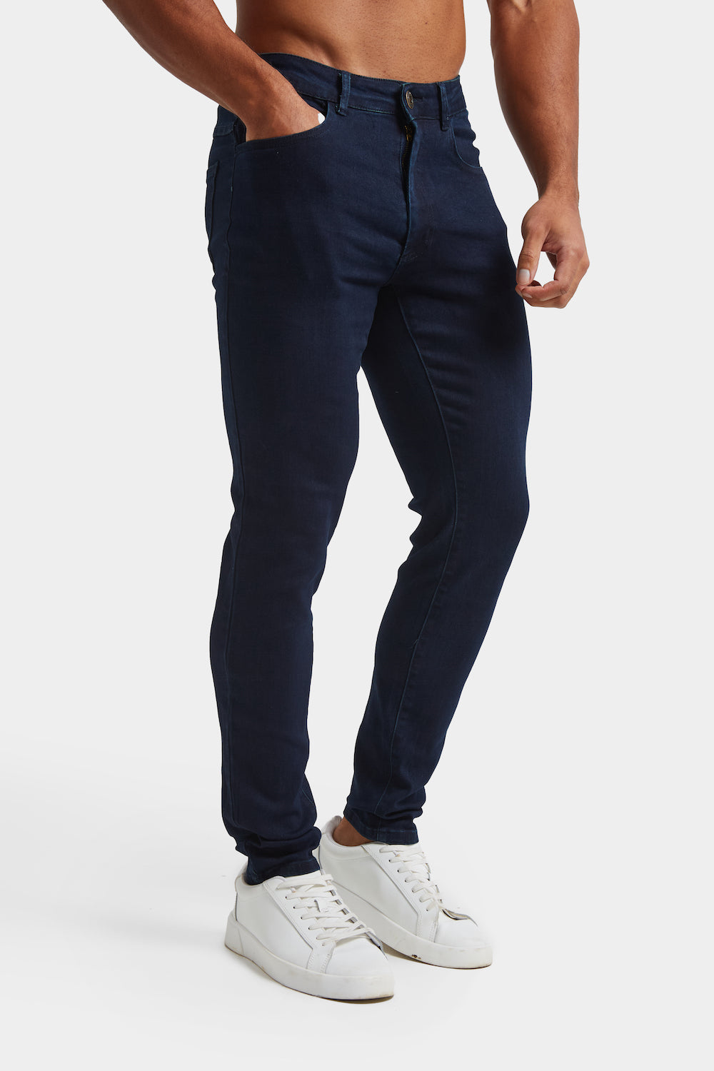 Athletic Fit Jeans in Indigo - TAILORED ATHLETE - USA