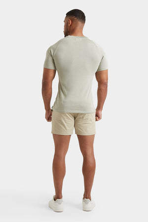 Knit Look T-Shirt in Soft Sage - TAILORED ATHLETE - USA