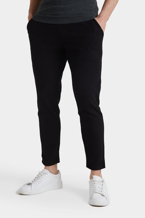 Textured Pants in Black - TAILORED ATHLETE - USA