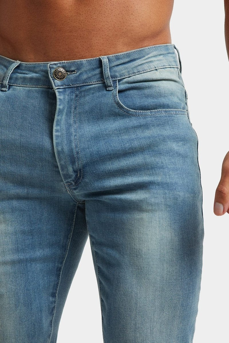 Athletic Fit Jeans in Light Blue - TAILORED ATHLETE - USA