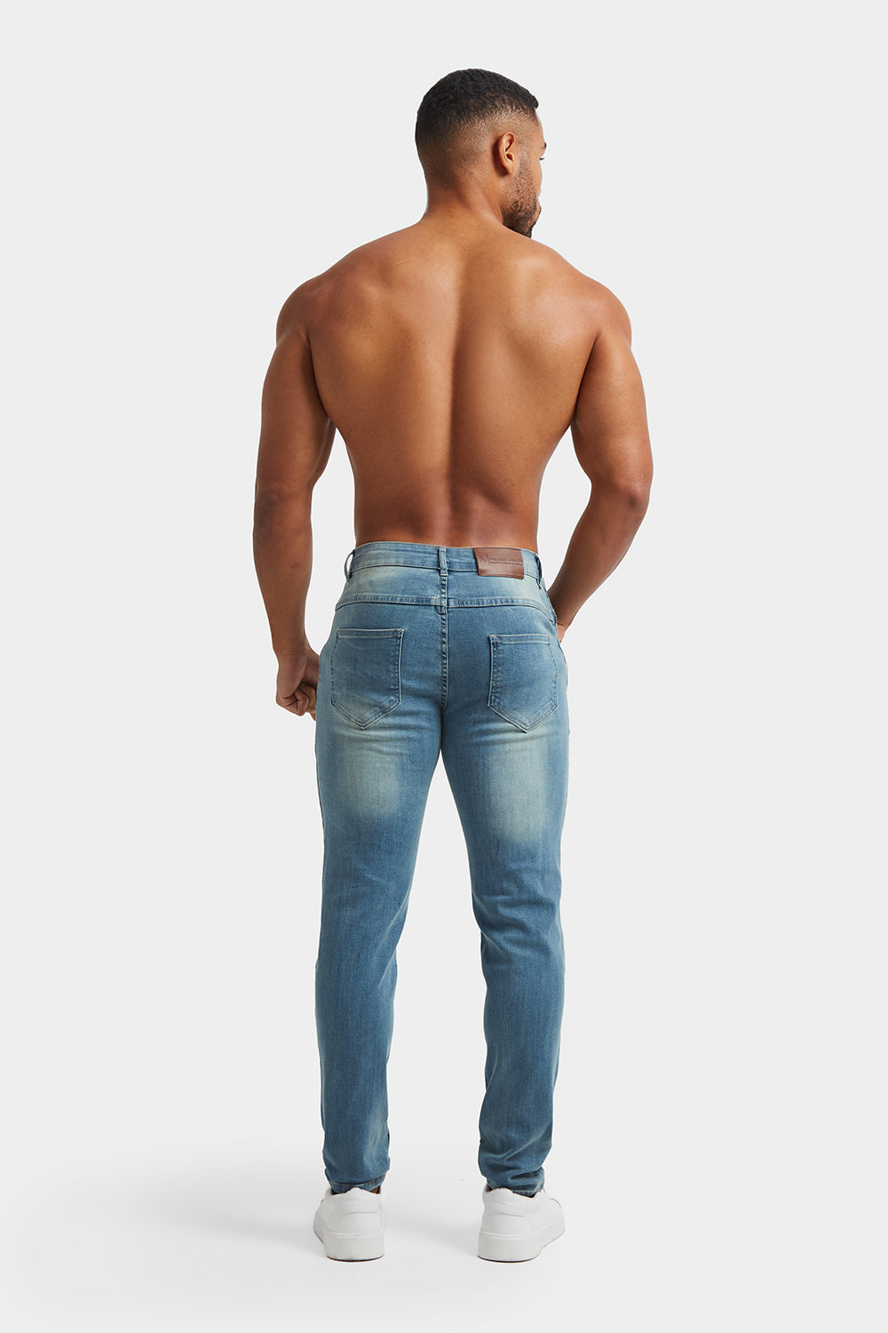 YOURTURN UNISEX - Relaxed fit jeans - light blue denim/light-blue denim 