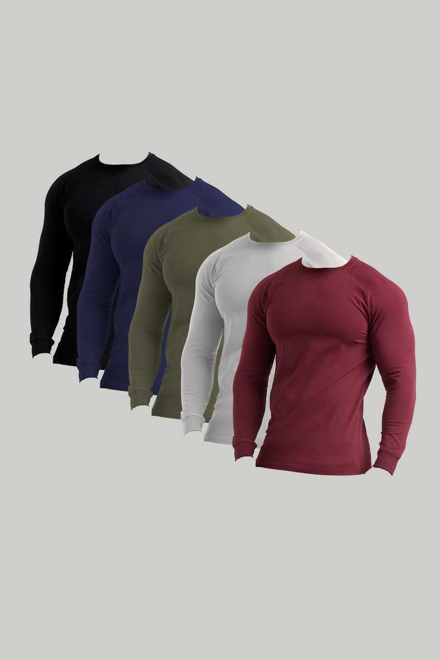 Athletic Fit Long Sleeve Veteran 5-Pack - TAILORED ATHLETE - USA