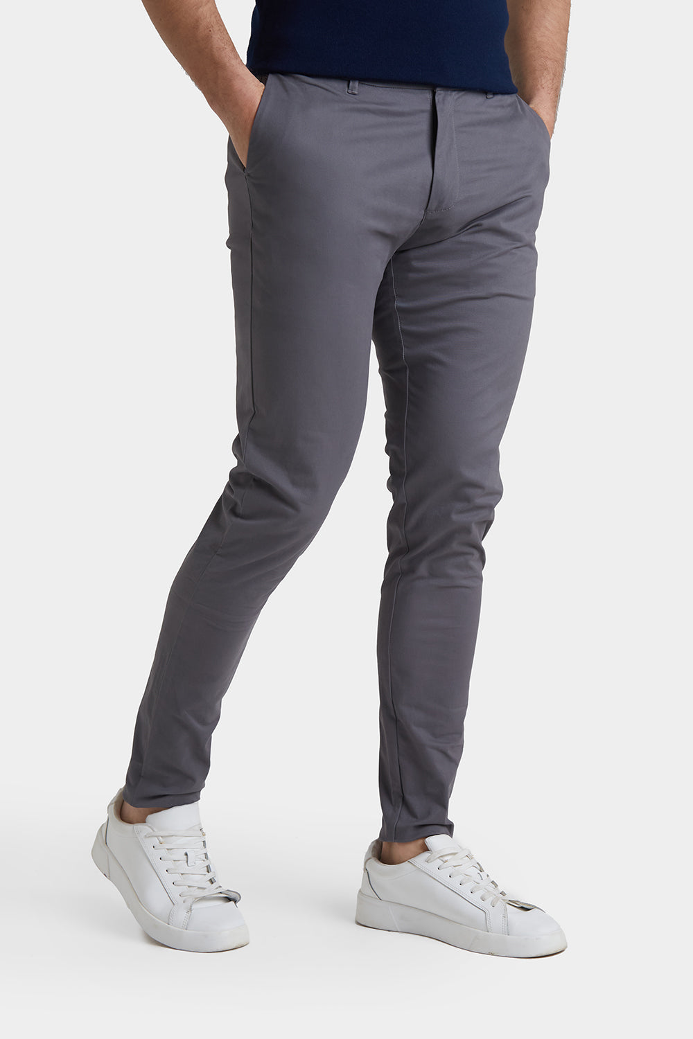 Simon Jersey Women's Trousers, Slim Leg, Regular Length, Grey
