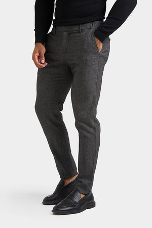 Semi Plain Pants in Black/Grey - TAILORED ATHLETE - USA