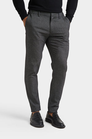 Semi Plain Pants in Black/Grey - TAILORED ATHLETE - USA