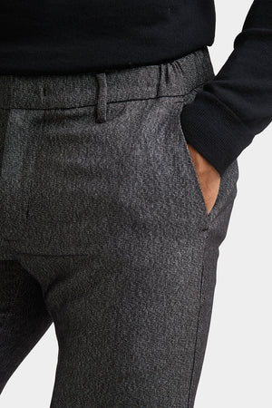 Semi Plain Pants in Black/Grey - TAILORED ATHLETE - USA