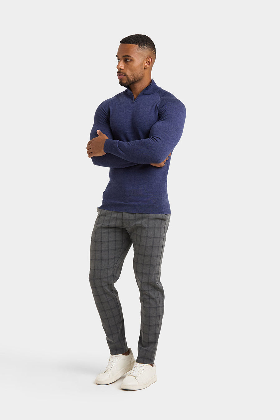 Patterned Pants in Grey - TAILORED ATHLETE - USA