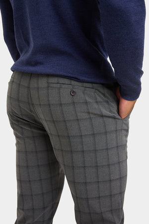 Patterned Pants in Grey - TAILORED ATHLETE - USA