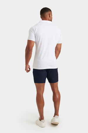Linen-blend Shorts in Navy - TAILORED ATHLETE - USA