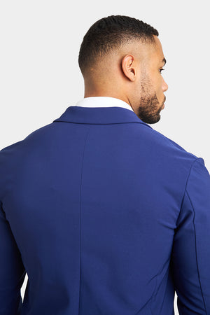 True Athletic Fit Tech Suit Jacket in Ink Blue - TAILORED ATHLETE - USA