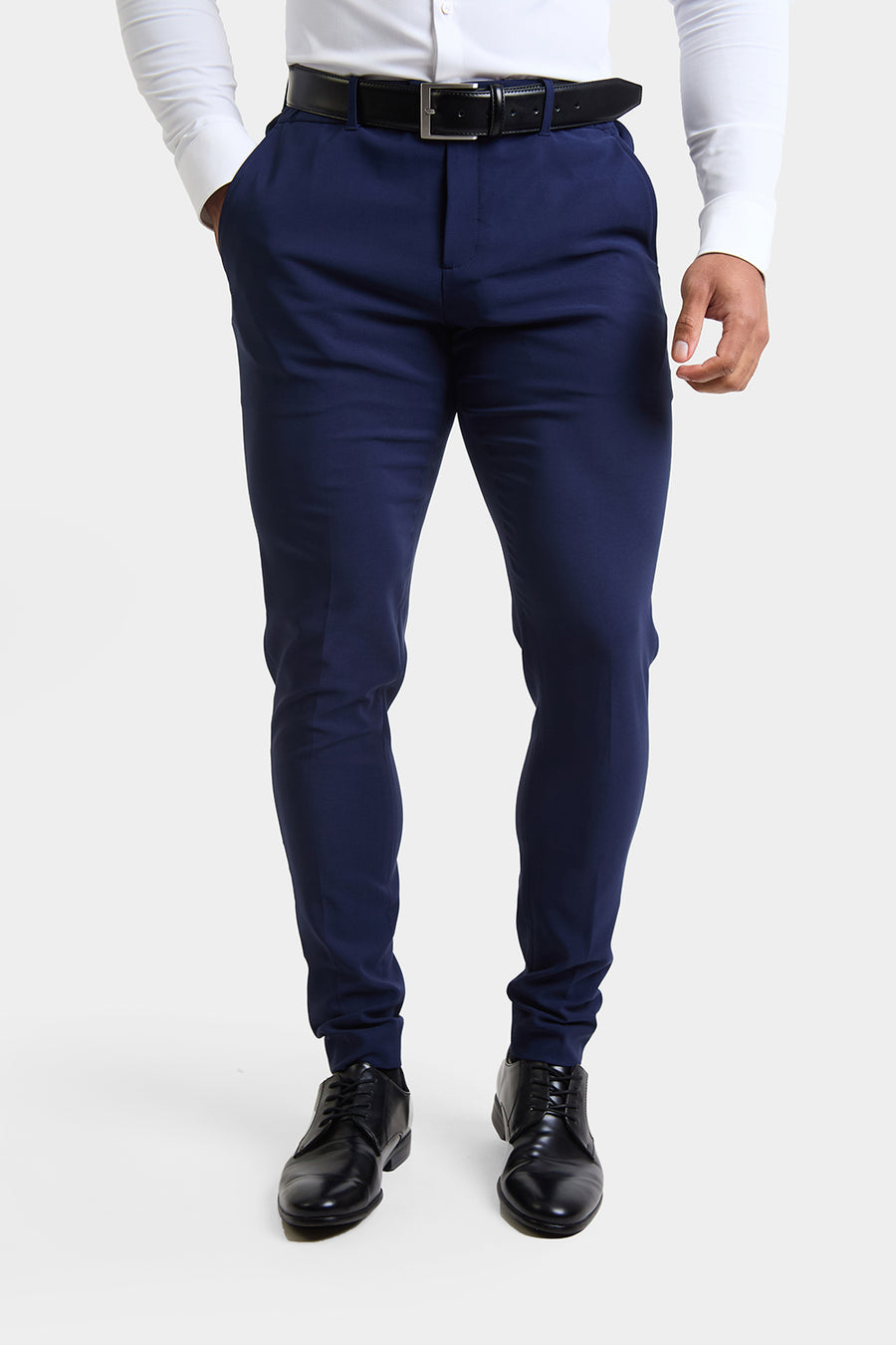 True Athletic Fit Tech Suit Pants in Navy - TAILORED ATHLETE - USA