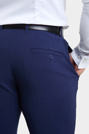 True Athletic Fit Tech Suit Pants in Navy - TAILORED ATHLETE - USA