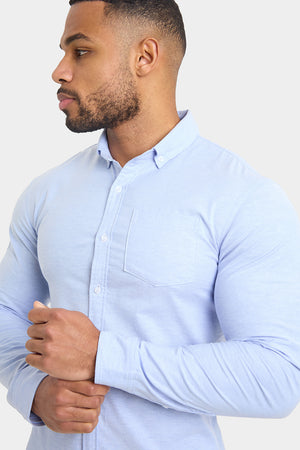 Casual Oxford Shirt in Pale Blue - TAILORED ATHLETE - USA