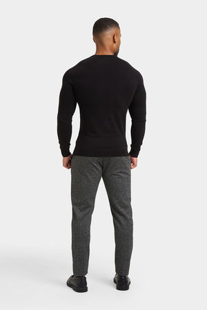 Check Pants in Black/Grey - TAILORED ATHLETE - USA