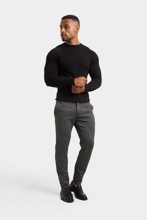 Check Pants in Black/Grey - TAILORED ATHLETE - USA