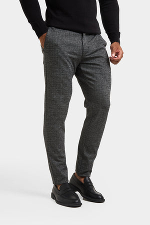 Check Pants in Black/Grey - TAILORED ATHLETE - USA