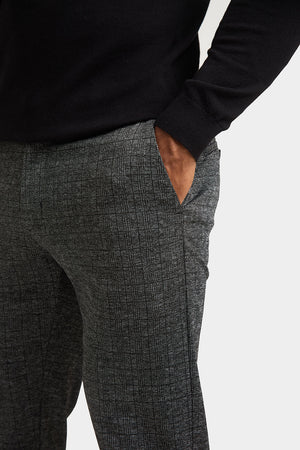 Check Pants in Black/Grey - TAILORED ATHLETE - USA