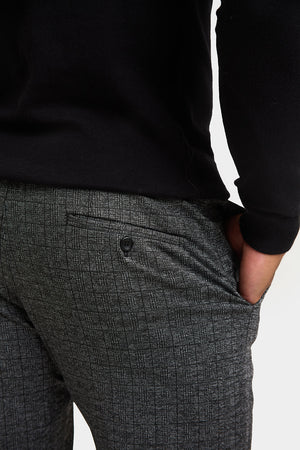 Check Pants in Black/Grey - TAILORED ATHLETE - USA