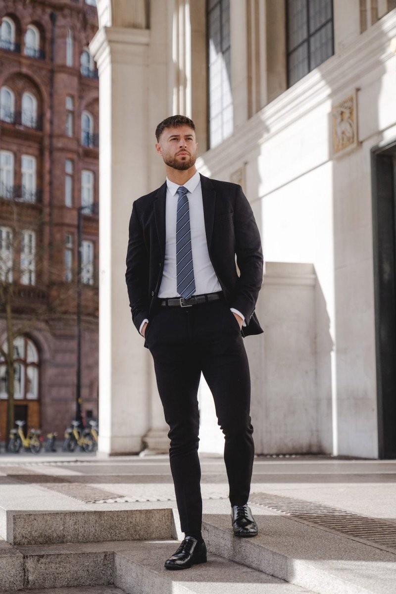 True Athletic Fit Suit Pants in Black 38W 34L