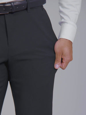Athletic Fit Essential Pants in Black