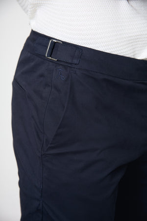 Smart Chino Side Adjuster Pants in Navy