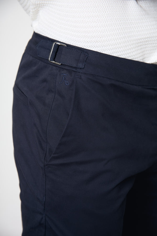 パンツ marka SIDE ADJUST TROUSERS Smart Chino Side Adjuster Pants in Navy