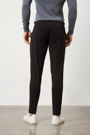 Pleat Side Adjuster Pants in Black - TAILORED ATHLETE - USA