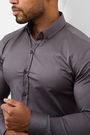 Athletic Fit Signature Shirt 2.0 in Grey - TAILORED ATHLETE - USA