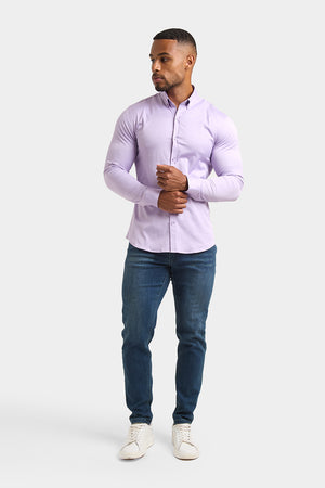 Athletic Fit Signature Shirt in Lilac - TAILORED ATHLETE - USA