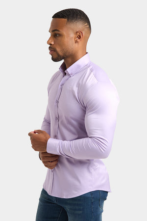 Athletic Fit Signature Shirt in Lilac - TAILORED ATHLETE - USA