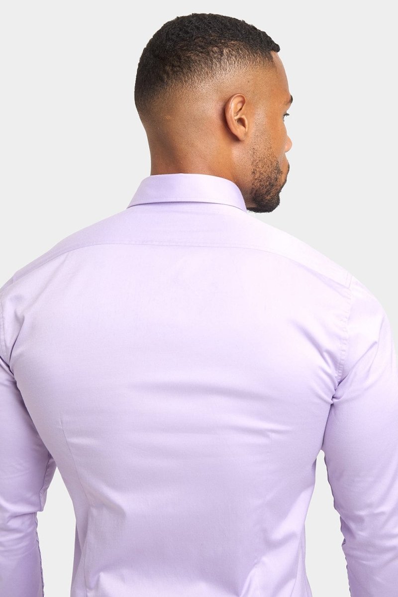 Athletic Fit Signature Shirt in Lilac - TAILORED ATHLETE - USA